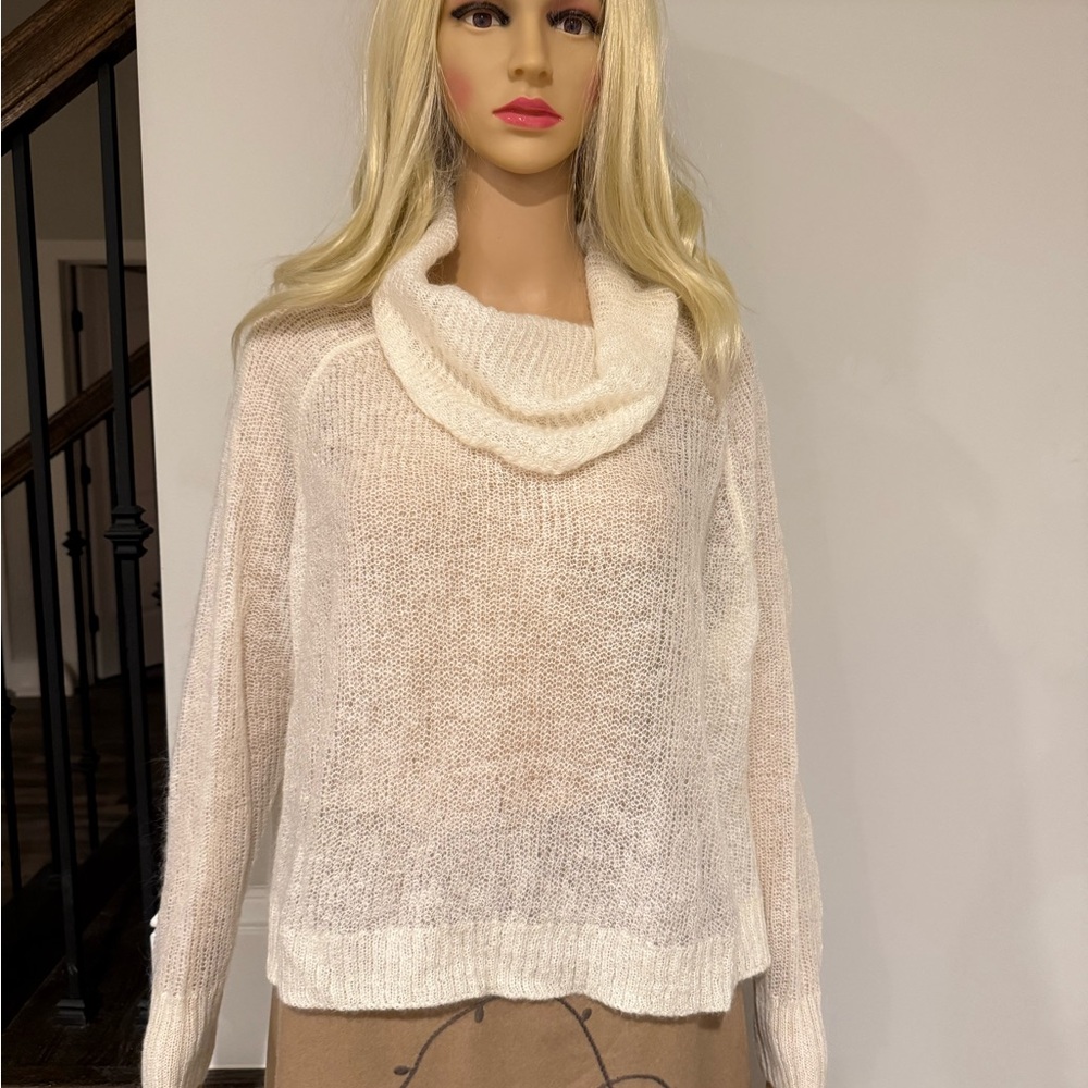 River Island Off-White Cowl Neck Sweater